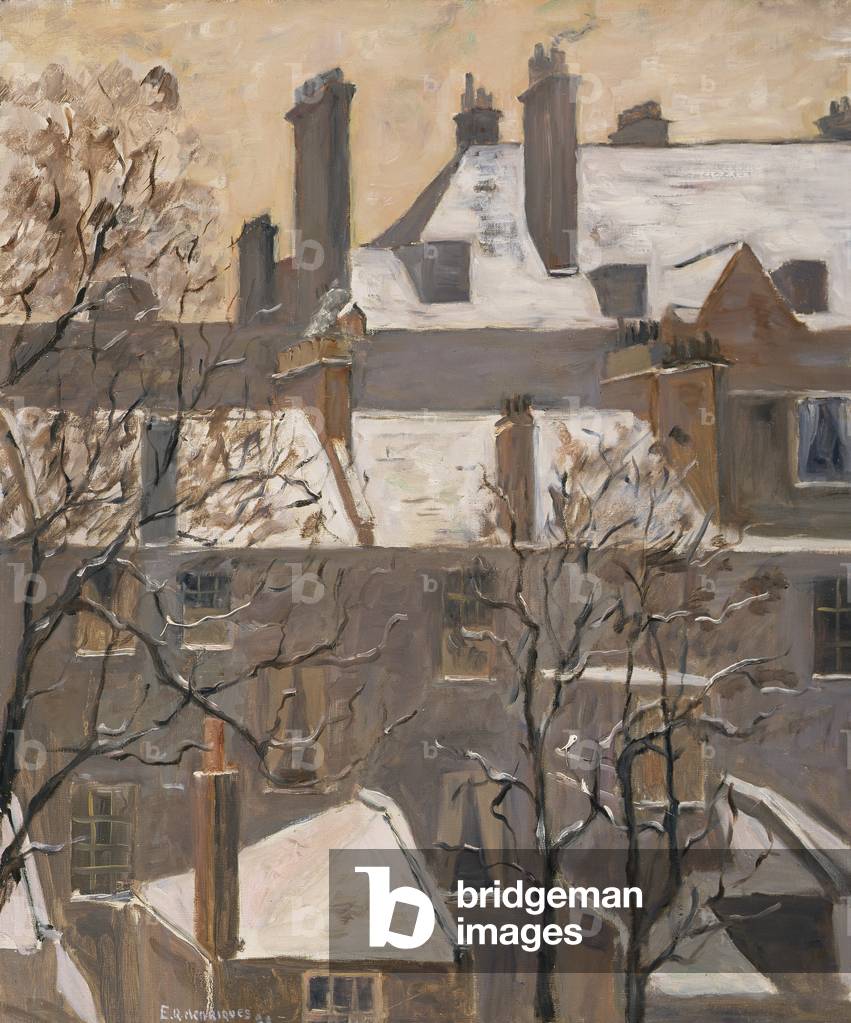 Bild von Gemälde "Februar 1929 (Öl auf Leinwand)", 1929 von Ethel Quixano Henriques