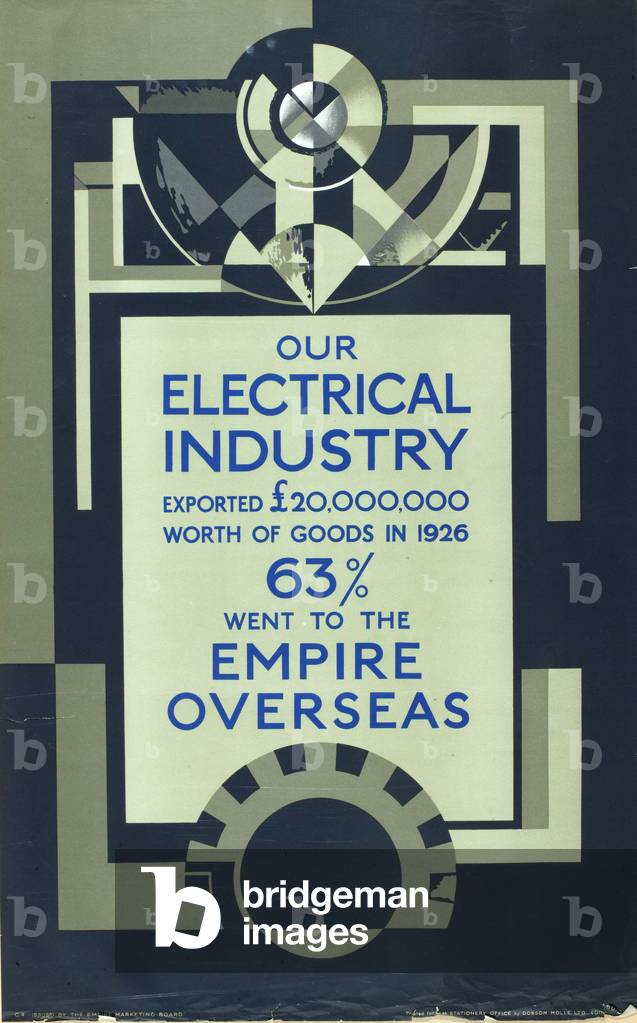 Our electrical industry, from the series 'Empire Building Makes Busy Factories' [6319406] (colour litho)