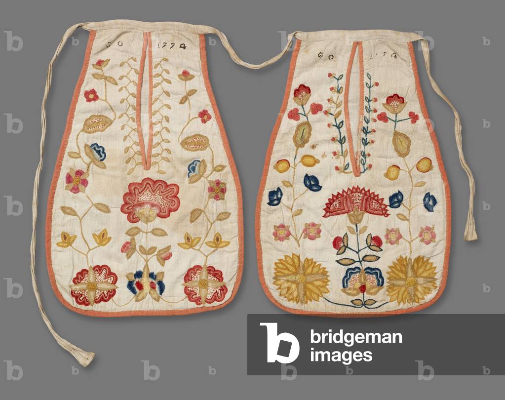 Pair of Pockets, 1720-40 (linen)