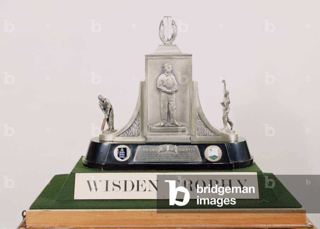 The Wisden Trophy presented in 1963