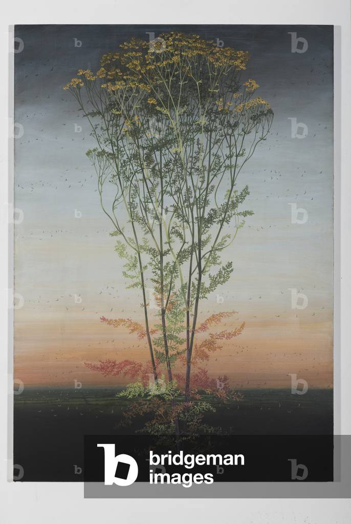 The Sun,The Moon, and Stars, 2016 (oil on wood panel)