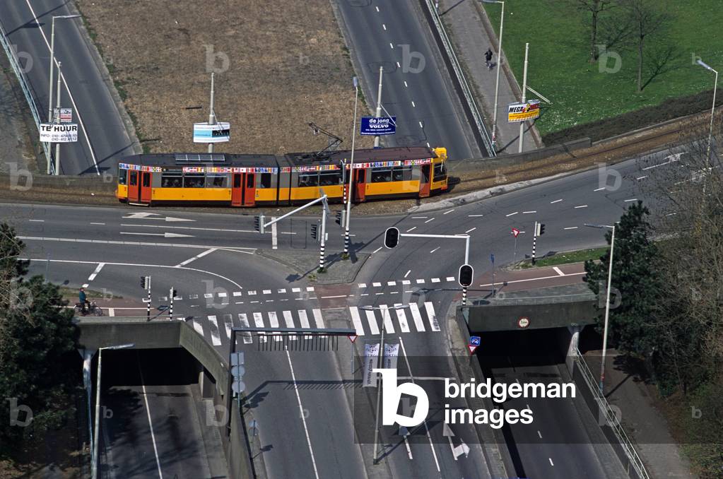 Tram in Rotterdam (Netherlands)