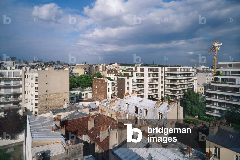 Parisian roofs, Paris 20.