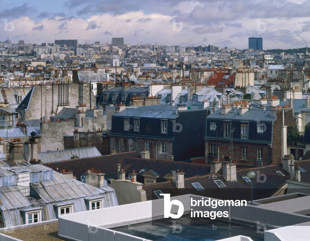 Parisian roofs, Paris 13.