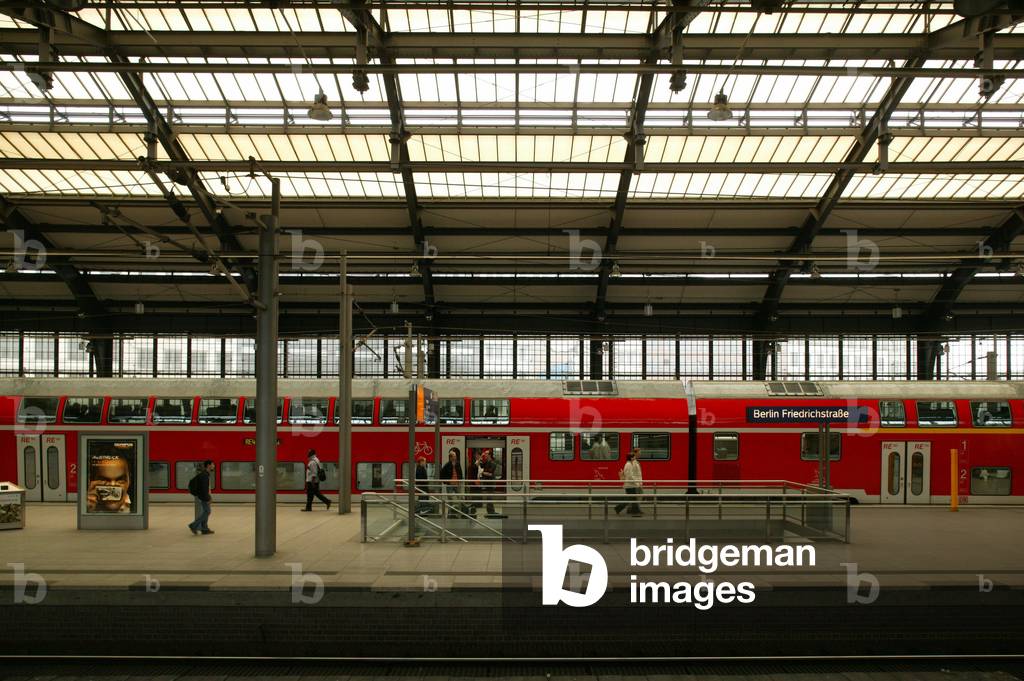 Friedrichstrasse metropolitan station in Berlin (Germany).