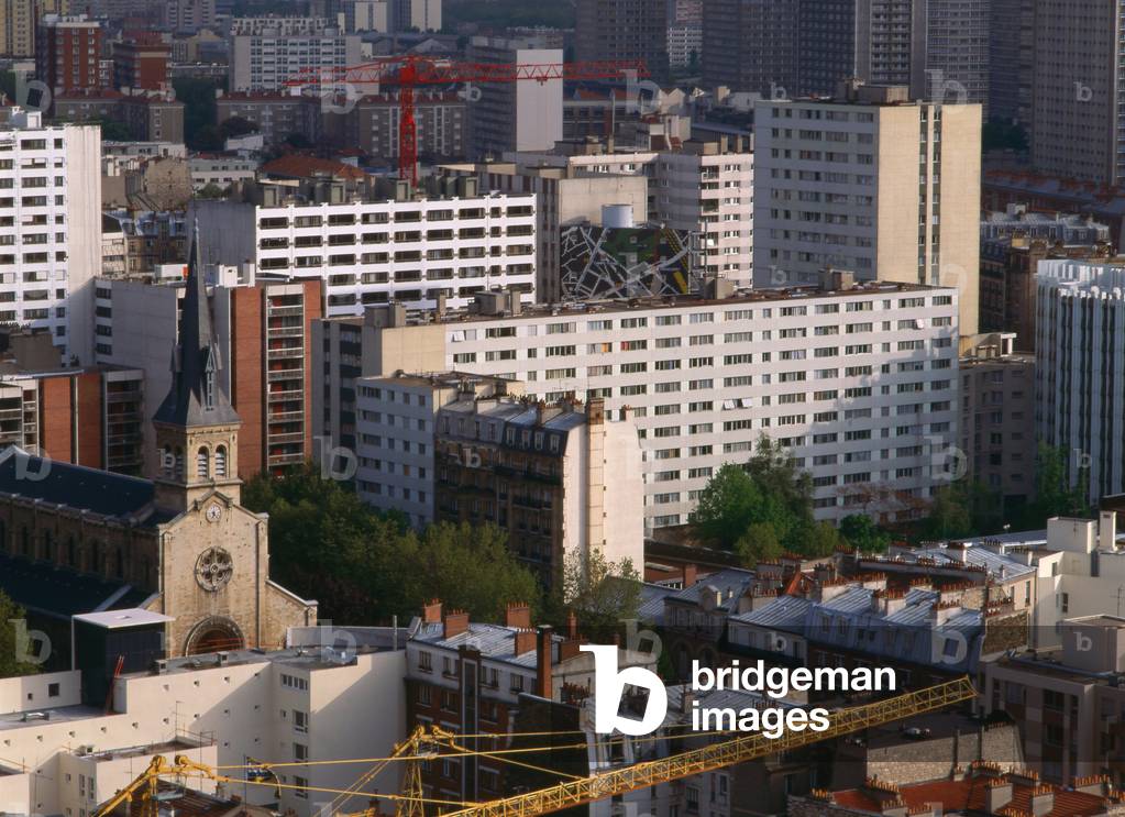 Densite urbaine, Paris 75013. Photography 1994.