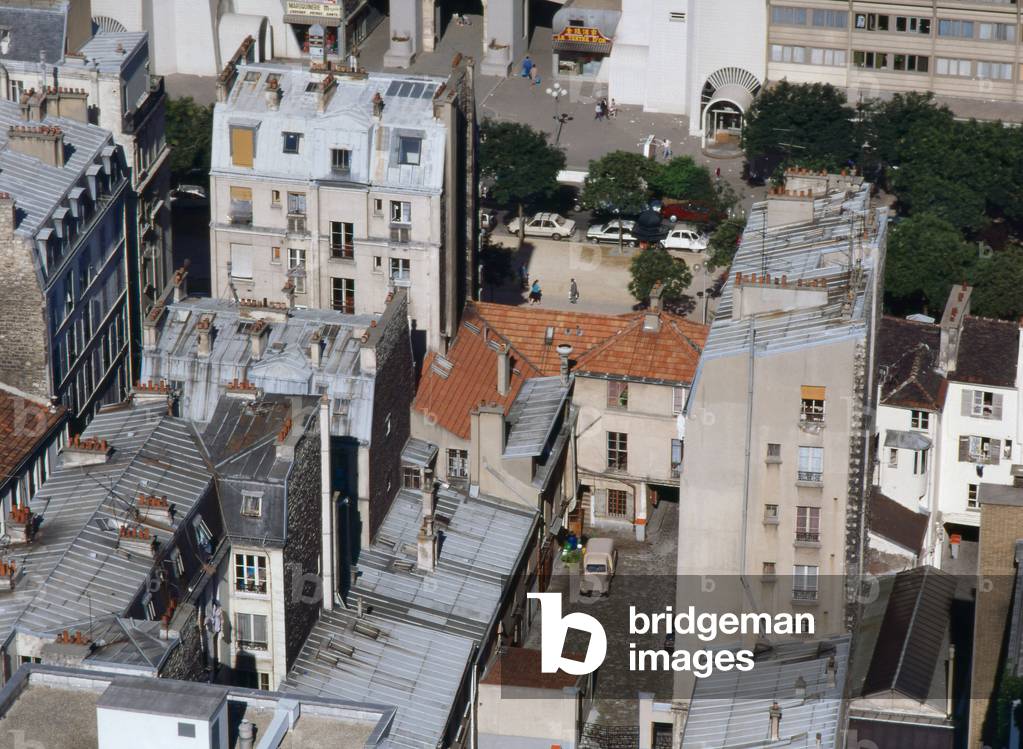 Parisian roofs, Paris 19.