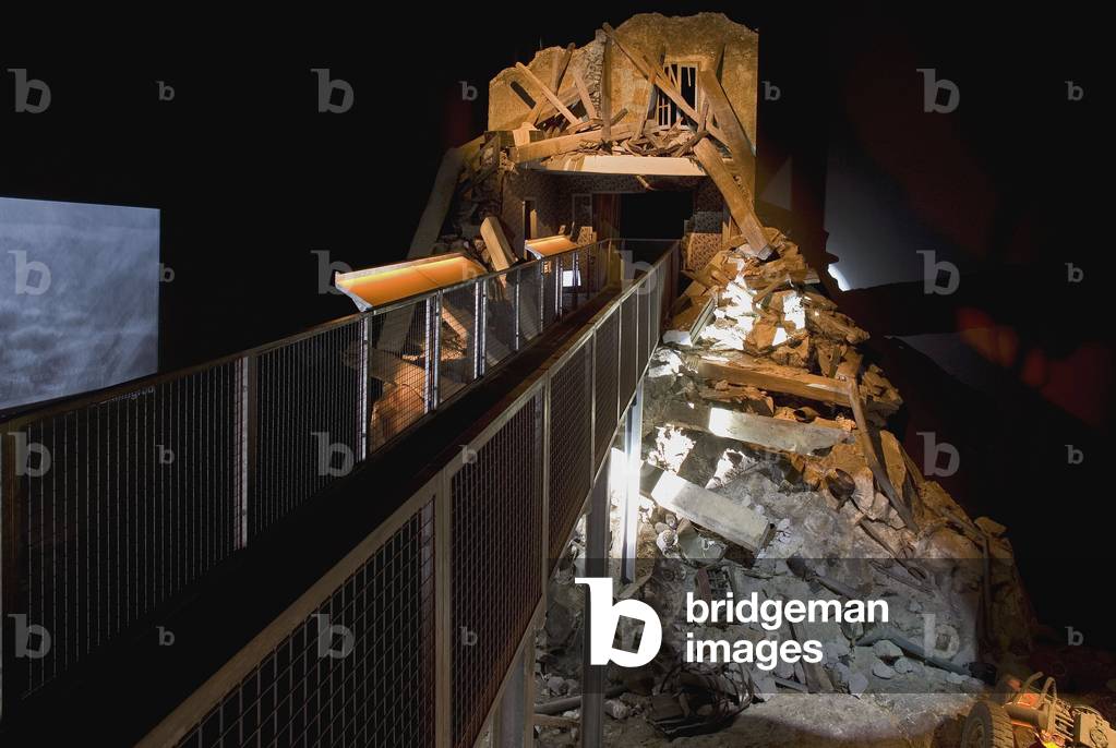 Memorial Alsace Moselle in Schirmeck (Bas Rhin). Architects 2005, Francois Lord and Sylvie de la Dure. Photography 16/06/05.