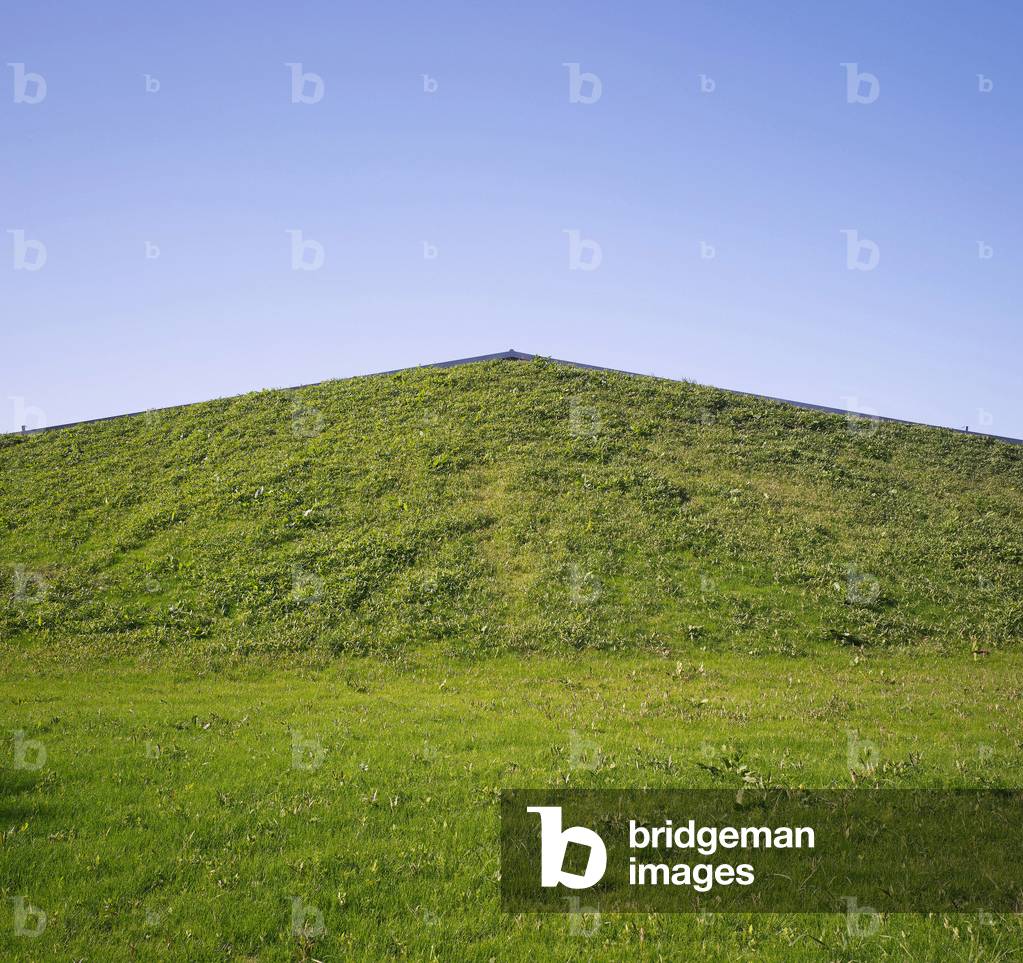 The equestrian center on the Croix-Bonnet ZAC in Bois d'Arcy in Yvelines, Ile de France (Ile-De-France), France. Architecture 2009 of B+C Architects (Giovanni Bellaviti and Dino Constantin Coursaris). Photography 01/06/09