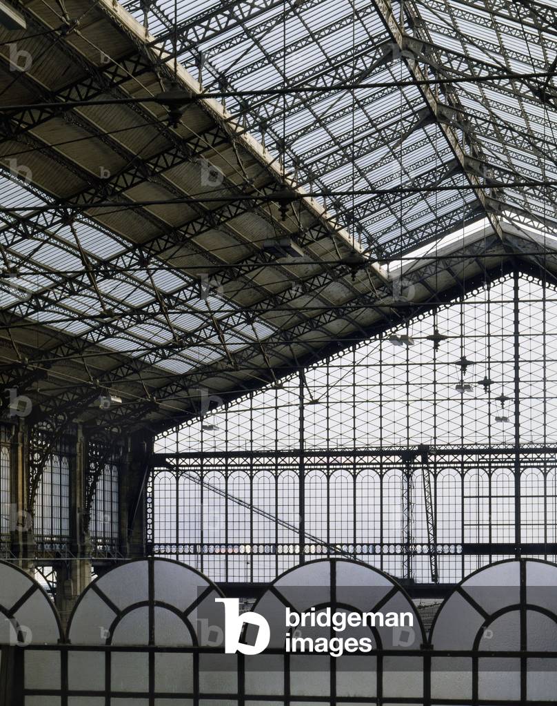 Gare d'Austerlitz in Paris 75013. Architect Louis Renaud, 1865-1869.