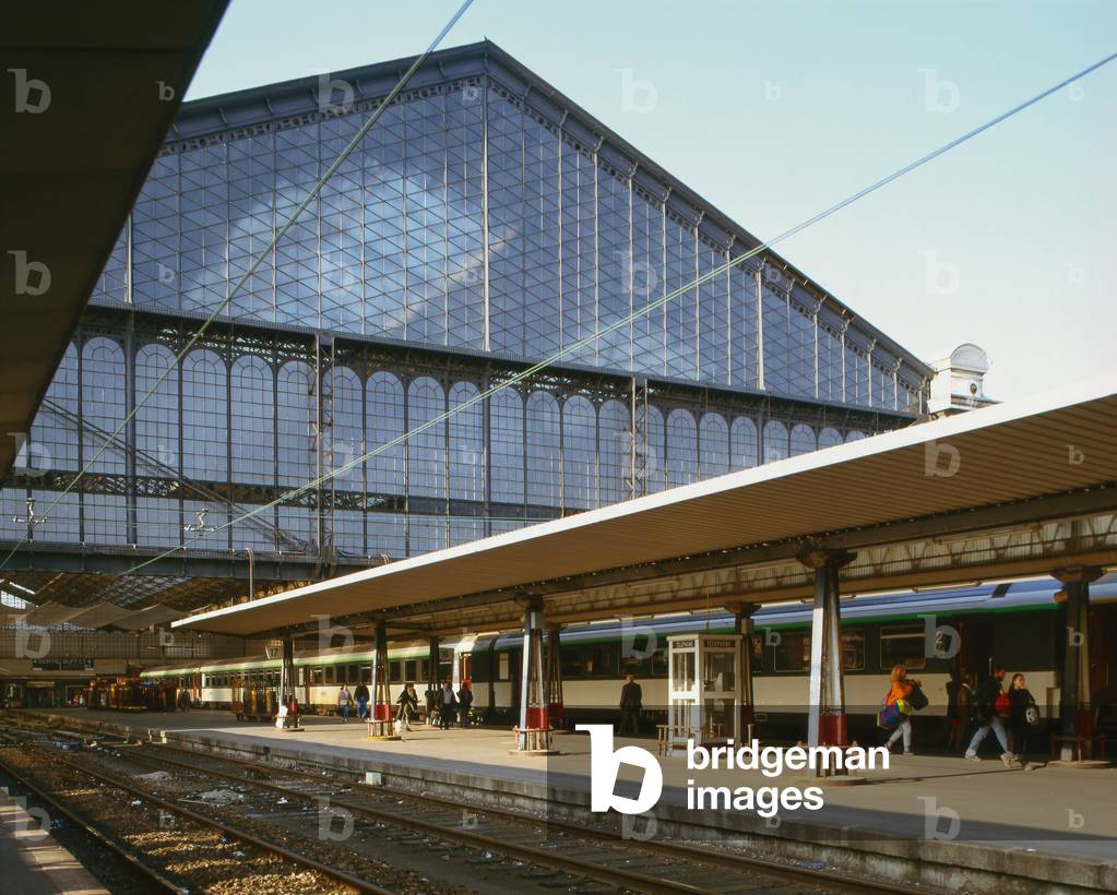 The station of Austerlitz, quai d'Austerlitz in Paris 75013. Architect Louis Renaud, 1865-1869.