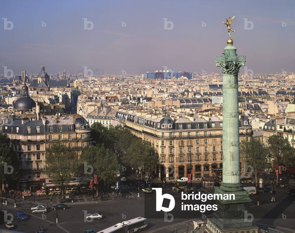 Place de la Bastille in Paris.