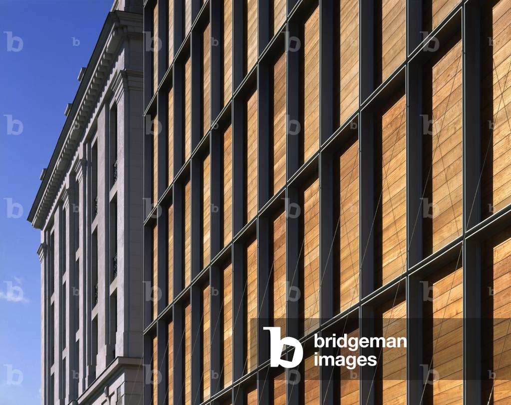 Archives departementales de la Mayenne, 6 place des Archives, Laval, Mayenne (53), Pays de la Loire, France. Architecture by Dominique Perrault (born 1953), 1989-1993