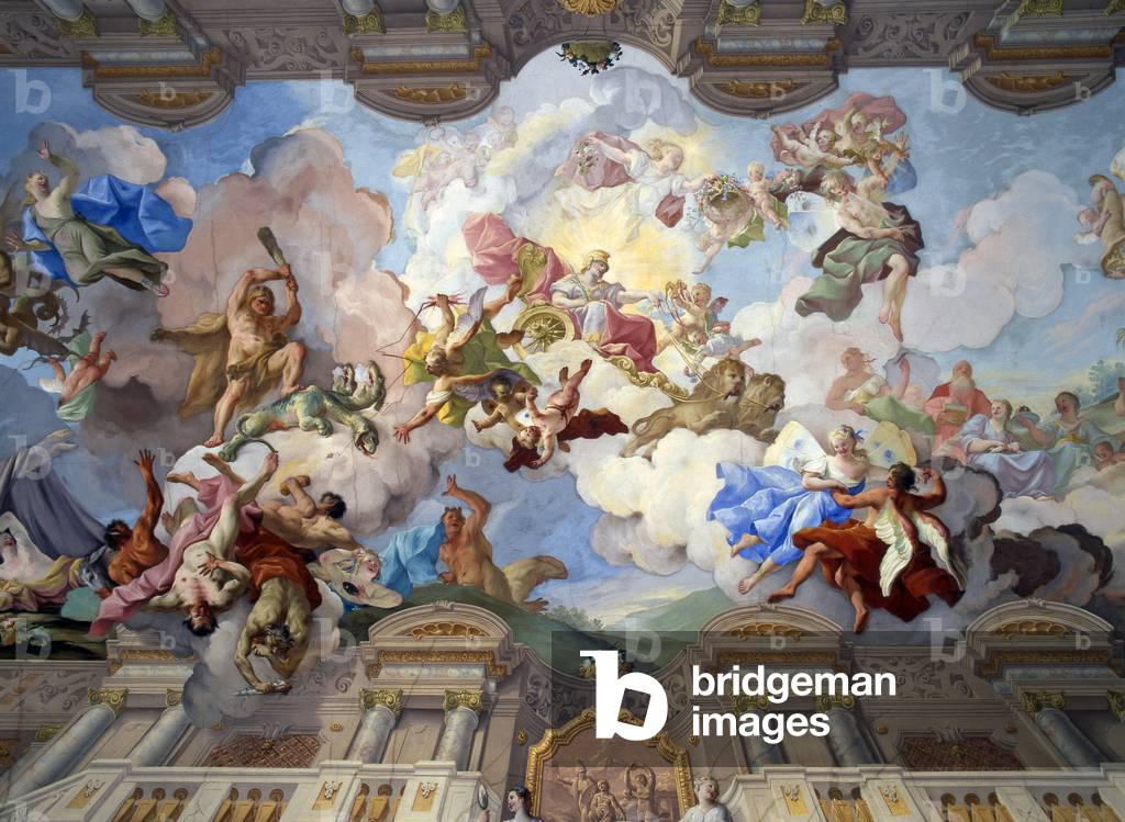 Painted decors in Melk Abbey (fresco)