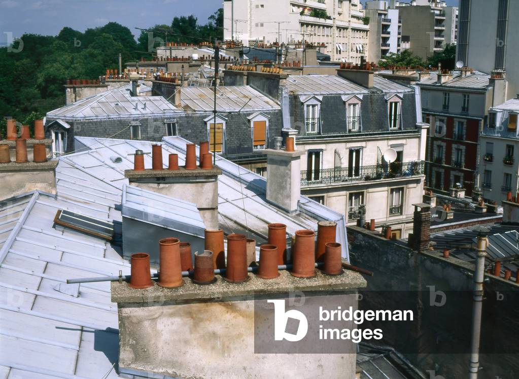 Parisian roofs, Paris 19.