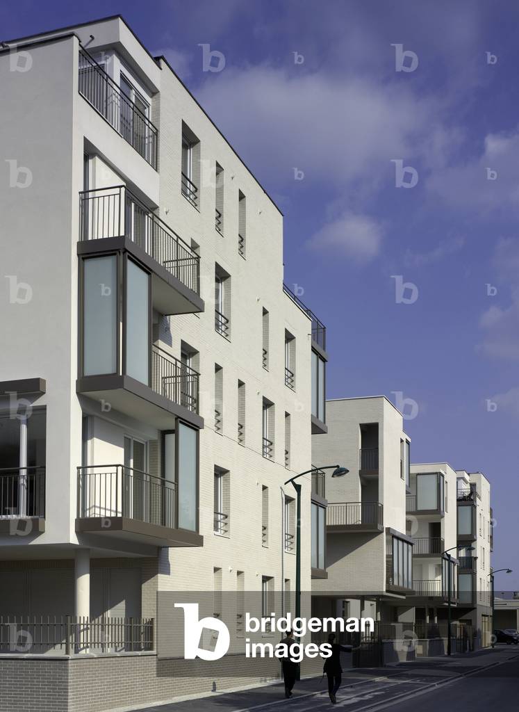 Social housing in Reims (Marne). Architect Jean Michel Jacquet, end of 2007. Photography 10/09/07.