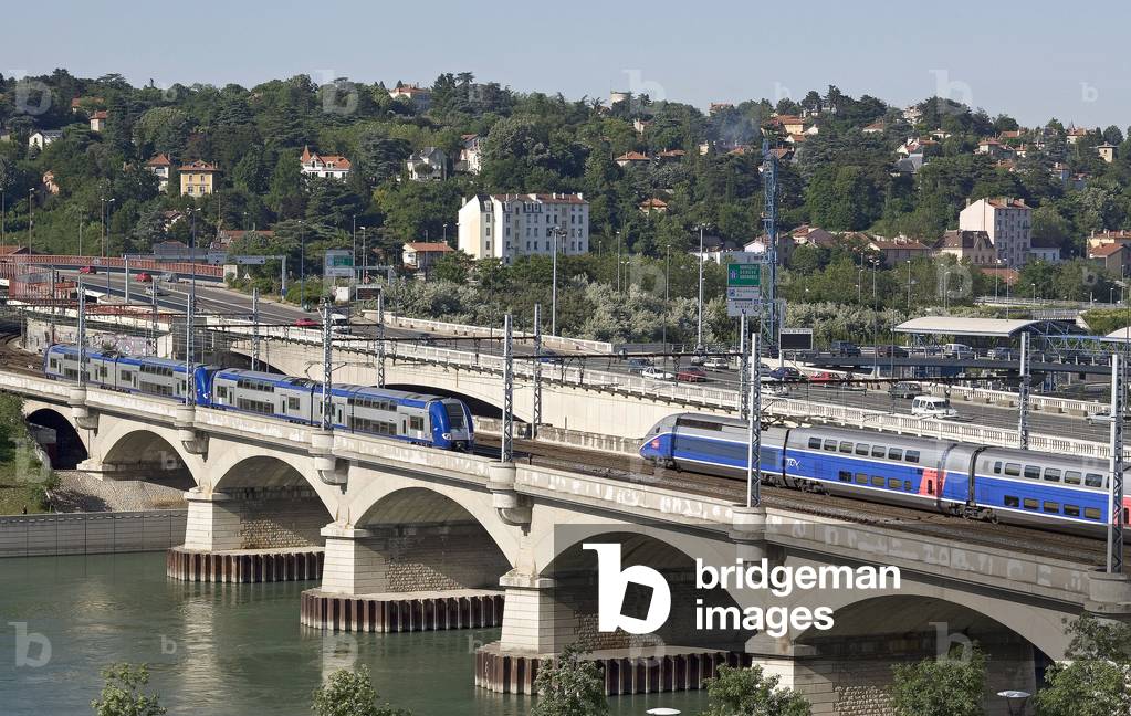High Speed Train. Lyon (Rhone).