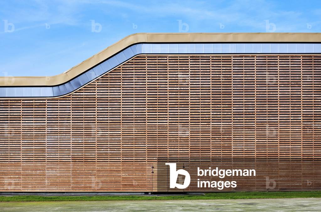 The sports complex of Deauville, Calvados, Lower Normandy (Lower Normandy). Architecture B+C Architects (Giovanni Bellaviti and Dino Constantin Coursaris), 2009. Photography 01/09/09