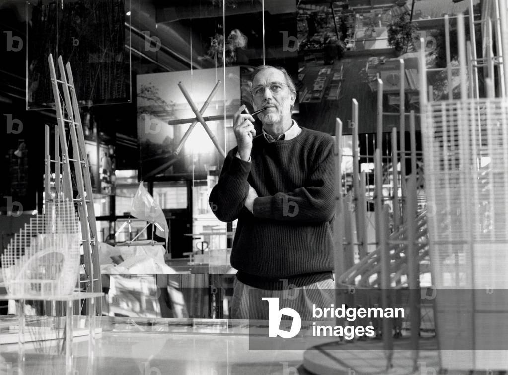 Portrait of the architect Renzo Piano, 2001.