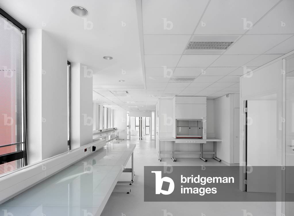 La Pepiniere Paris Sante Cochin at Cochin Hospital, 24 rue du Faubourg Saint Jacques, Paris 75014. Realisation 2007, architect Dubus Richez architecture. Photography 28/09/07.