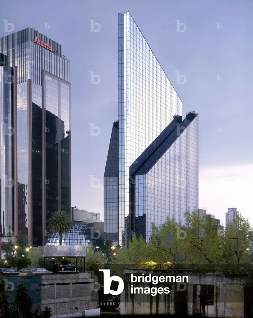 The stock exchange (Zona Rossa) in Mexico City, Mexico.