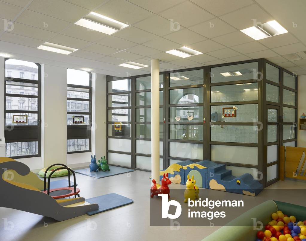 Creche, Rue Philippe de Girard, Paris 10th arrondissement. Architects Herve Chanson and A. Wagner, 2006.