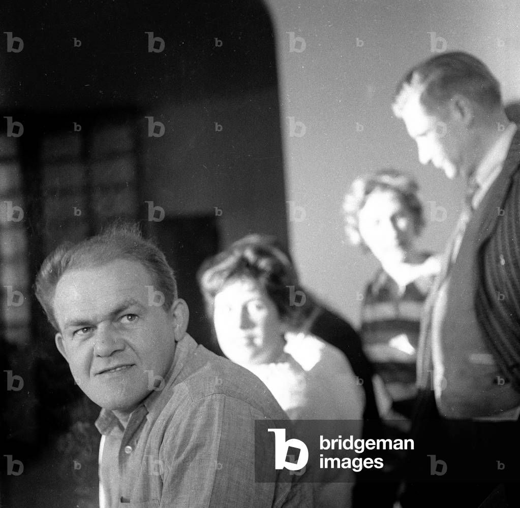 Portrait of American writer James Jones (1921 - 1977) in the mid-1960s.