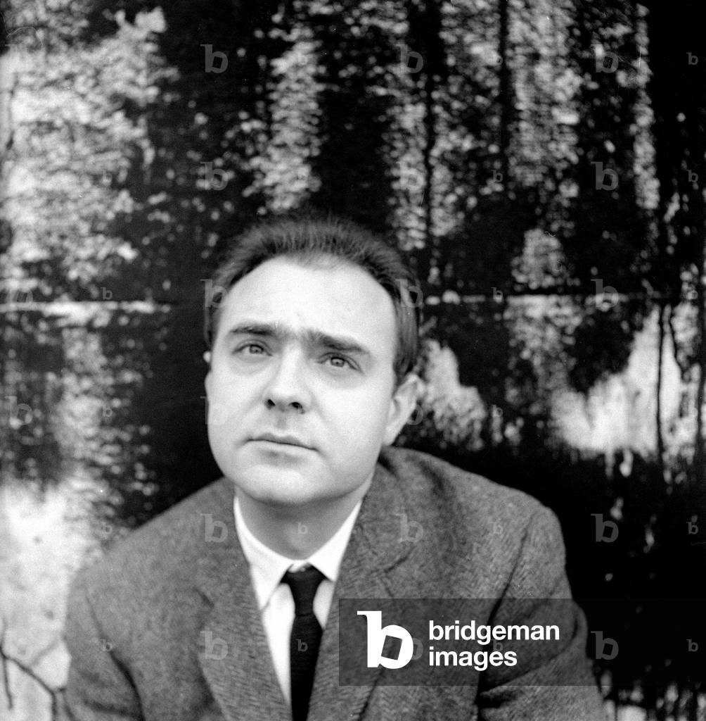 Portrait of the writer Alberto Bevilacqua (born 1934) in the mid-1960s.