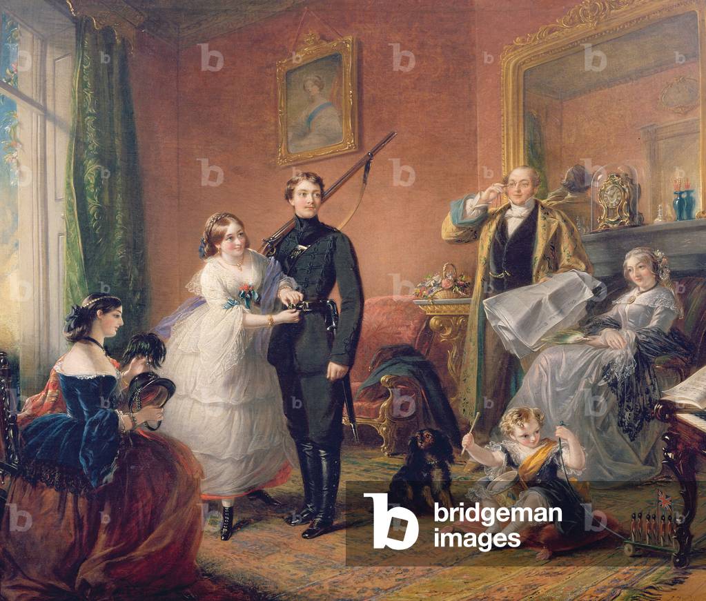 His New Uniform (Öl auf Leinwand)