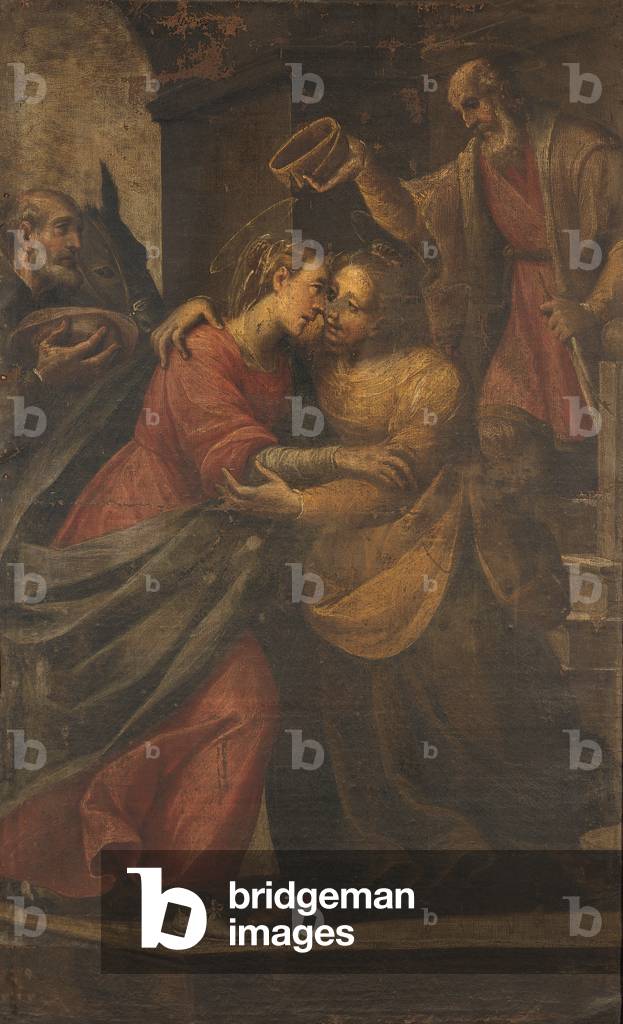 The Visitation, (oil on canvas)