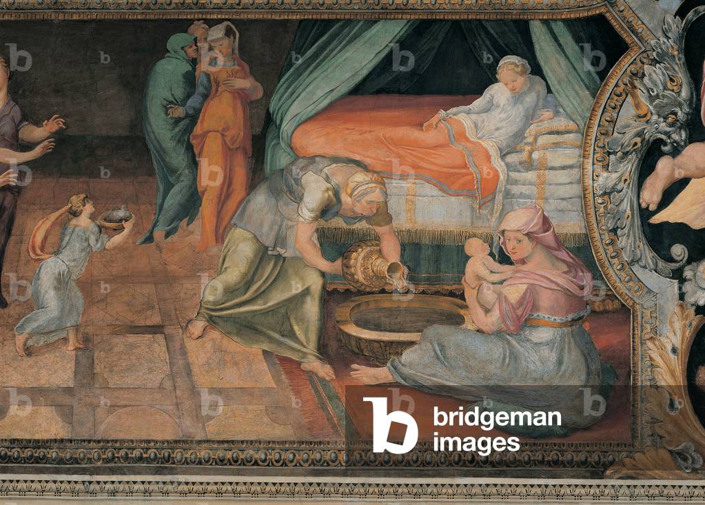 Birth of Achilles, (fresco)