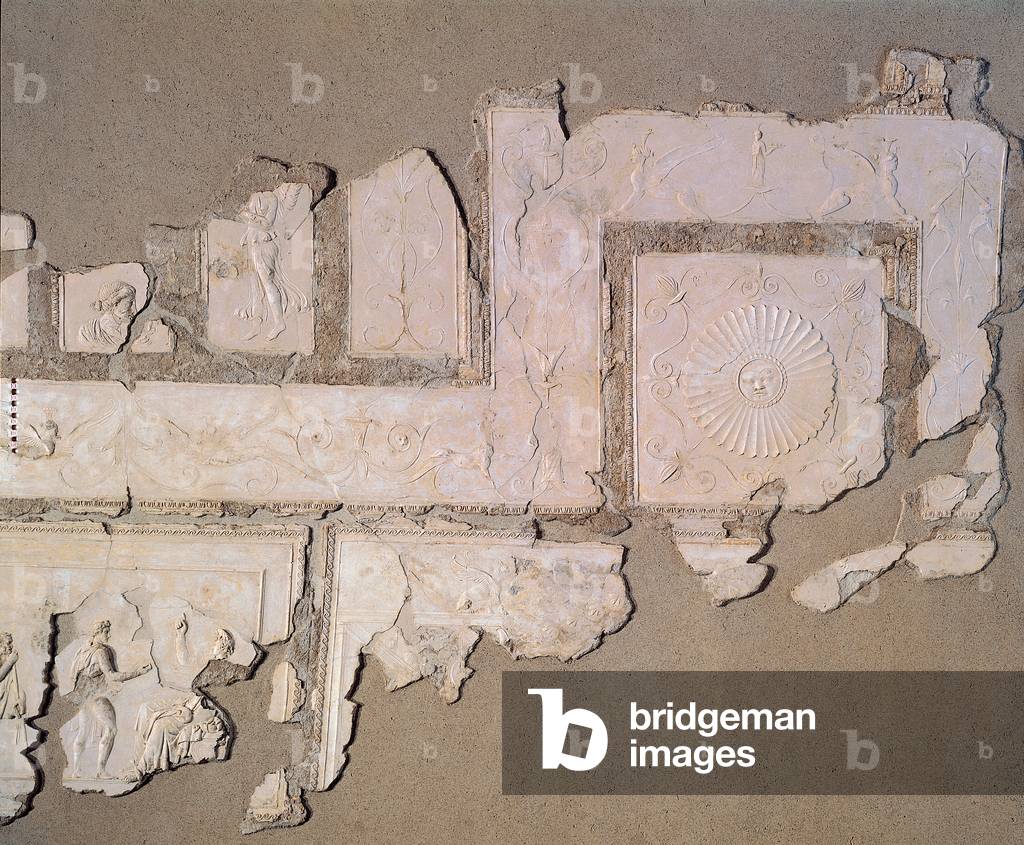 Solar disc, 25 A.D. (stucco)