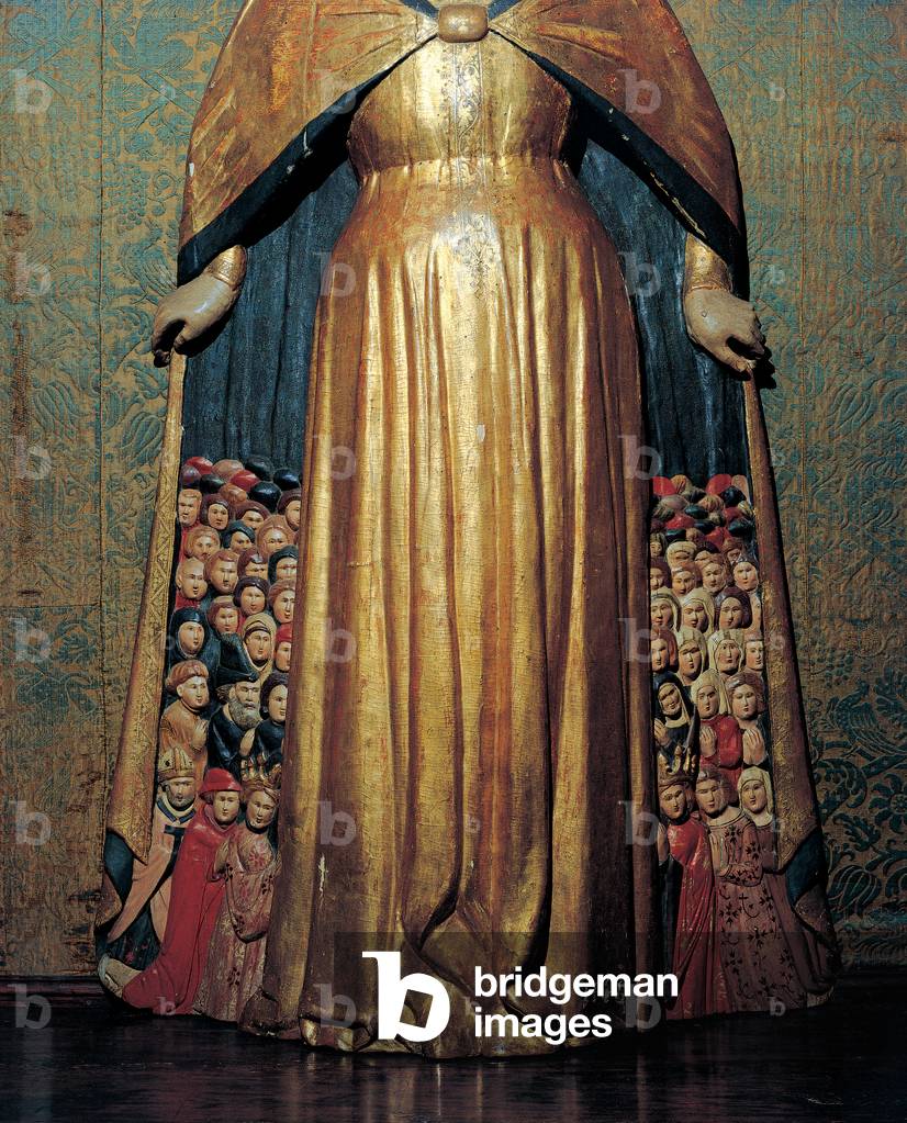 Madonna of Mercy, (polychrome wood)