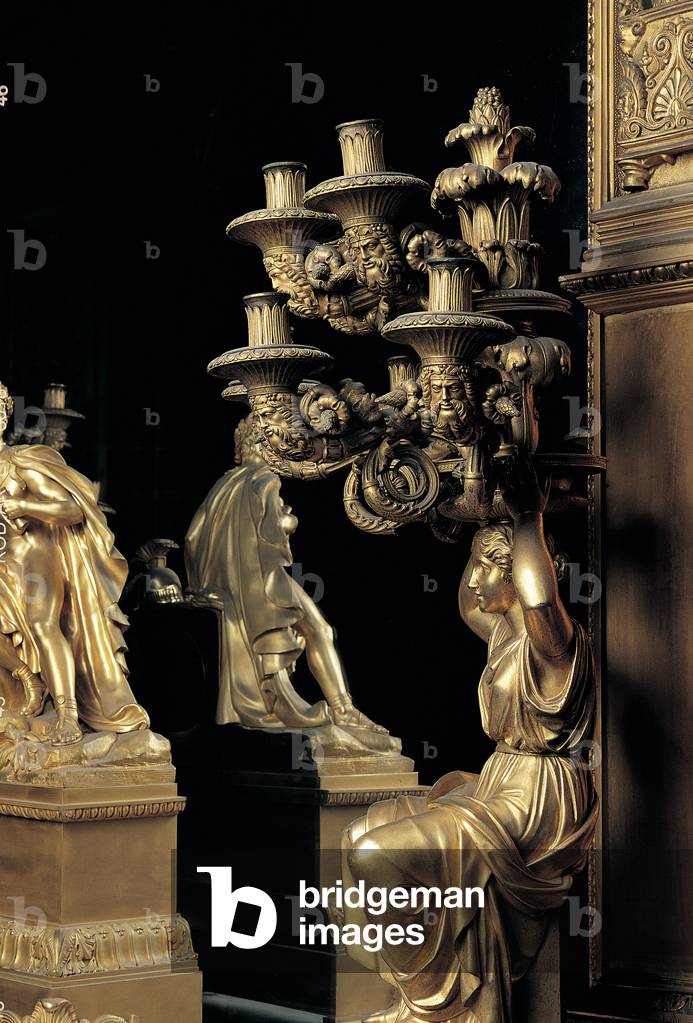 Candelabrum, 1837 (gilded bronze)