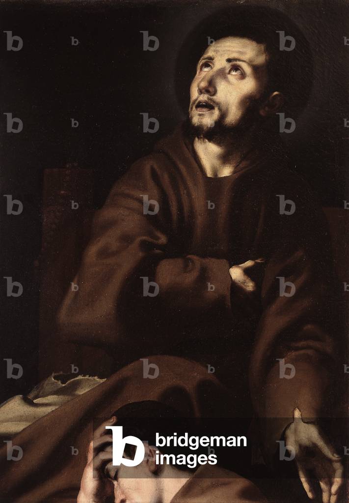 Ecstasy of St. Francis, by Andrea Lilli, 1600 - 1620, 17th Century, oil on canvas