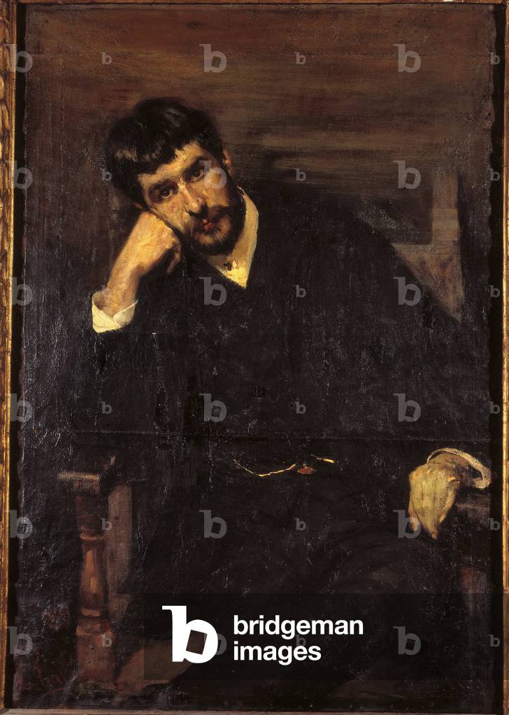 Portrait of Luigi Bernasconi,  1884 (oil on canvas)