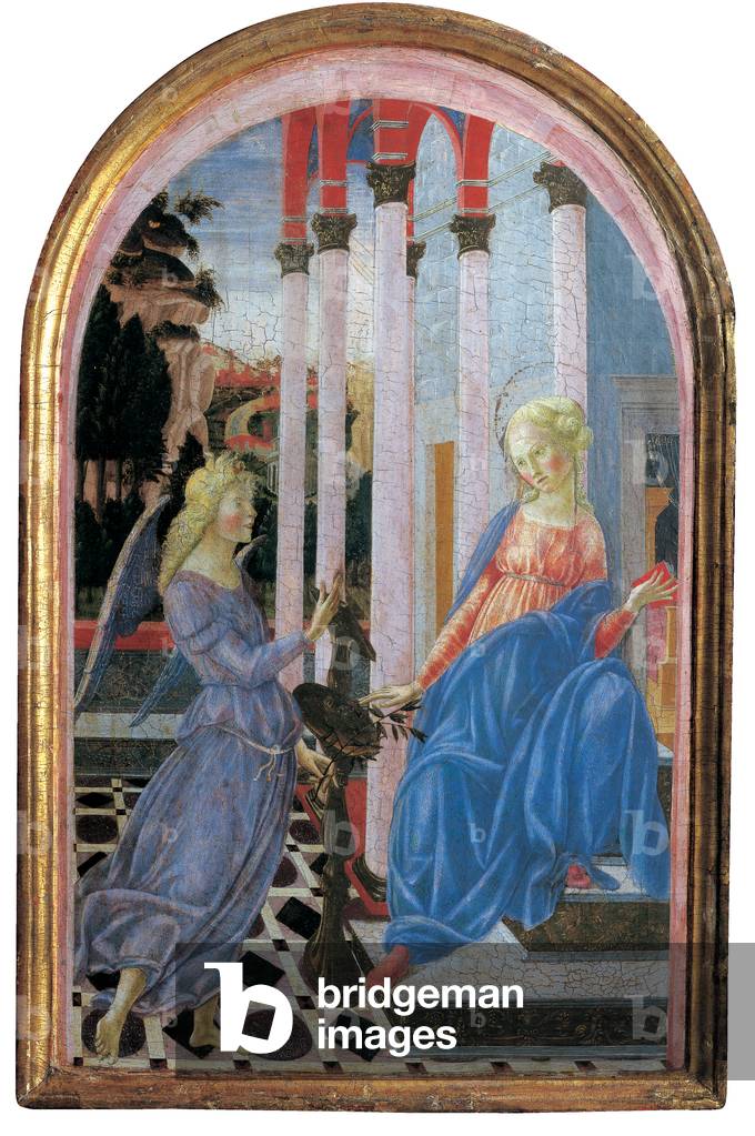 Annunciation, 1470 - 1471 (tempera on panel)