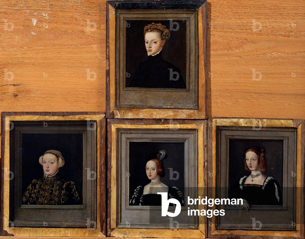 Portraits of Members of the Portuguese Royal Family, (oil on canvas)