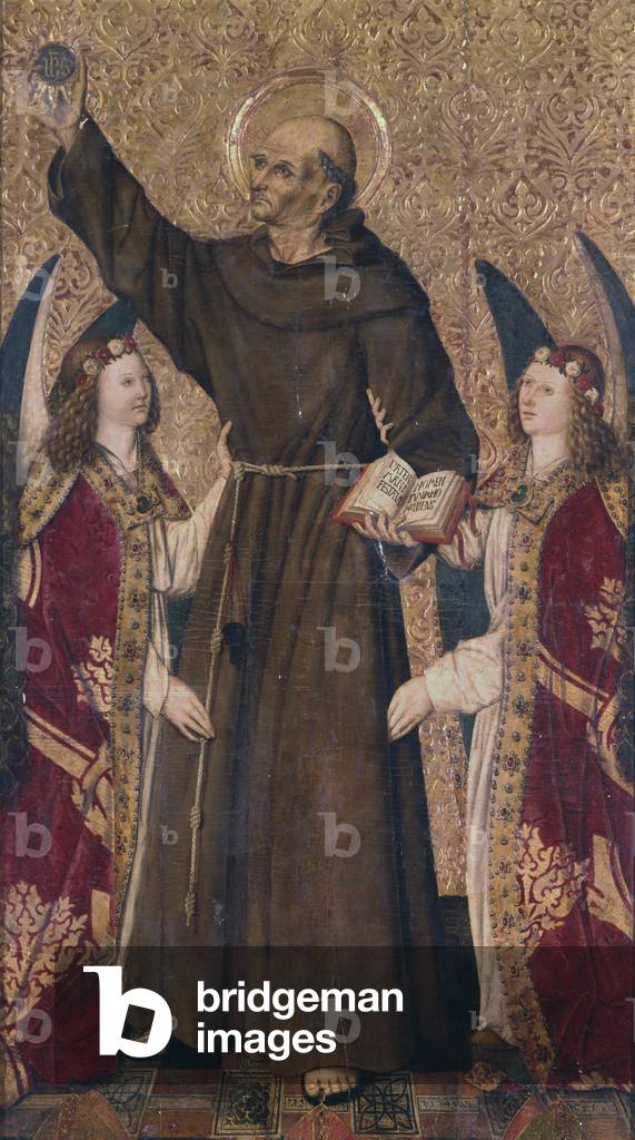 Altarpiece of San Bernardino, by Juan Figuera, 1455, 15th century, tempera on board, 399 x 250 cm