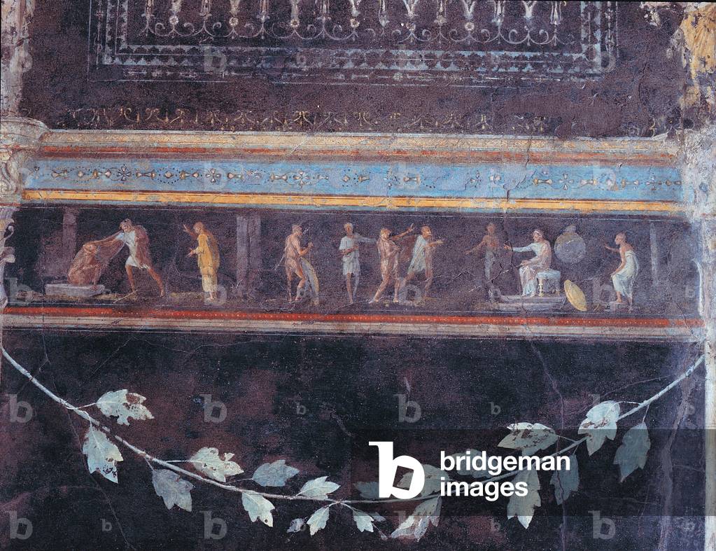 Frieze depicting a scene of judgment, 25 A.D. (mural)