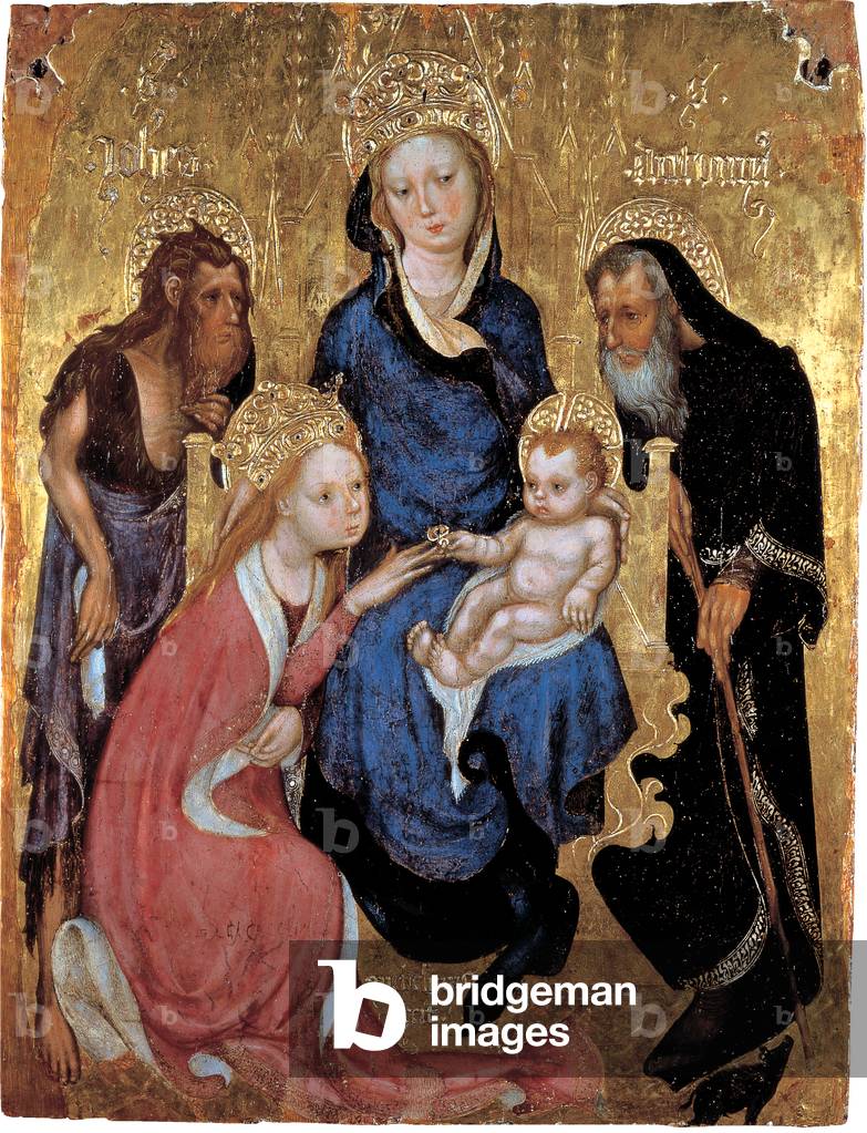 Mystical Marriage of St Catherine of Alessandria, 1420 (tempera on panel)