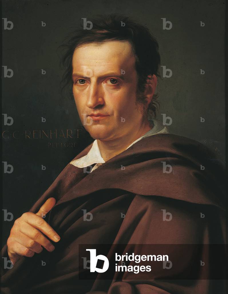 Portrait of Johann Christian Reinhart, by José de Madrazo, 1812, 19th Century, oil on canvas