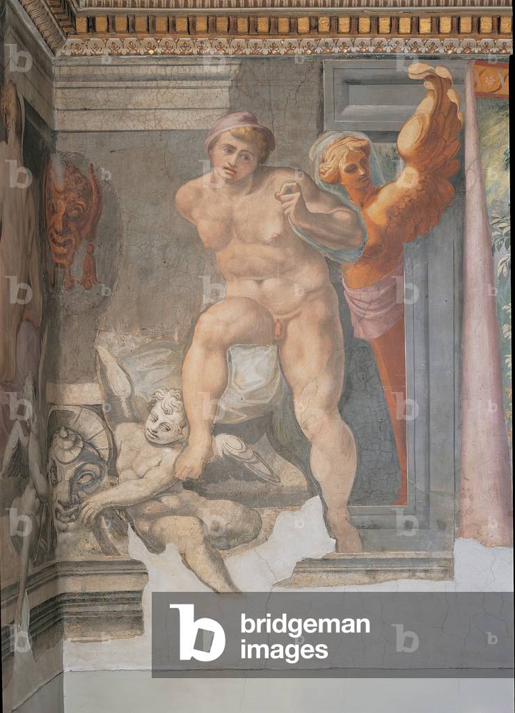 Naked Man, 1550 (fresco)