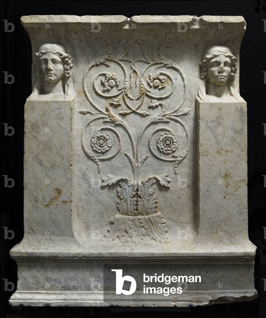 Decorated Pluteus, 1st Century b.C., marmo