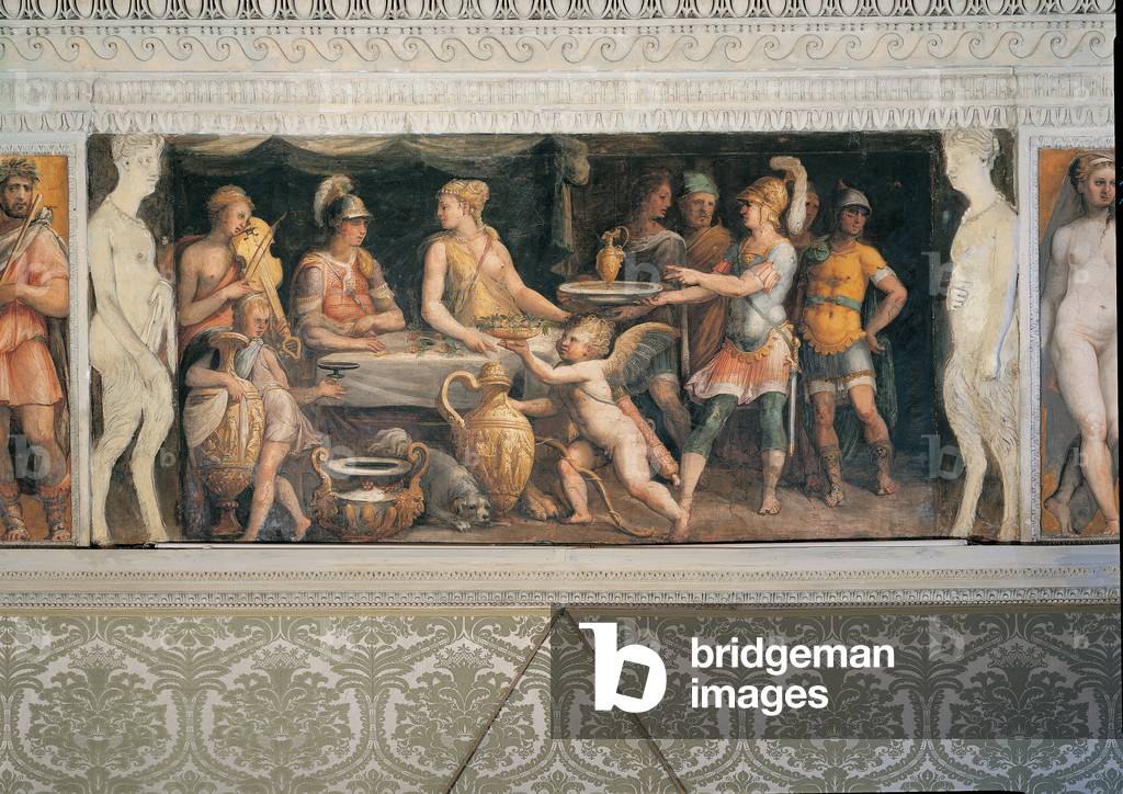 The Banquet of Dido and Aeneas, (fresco)