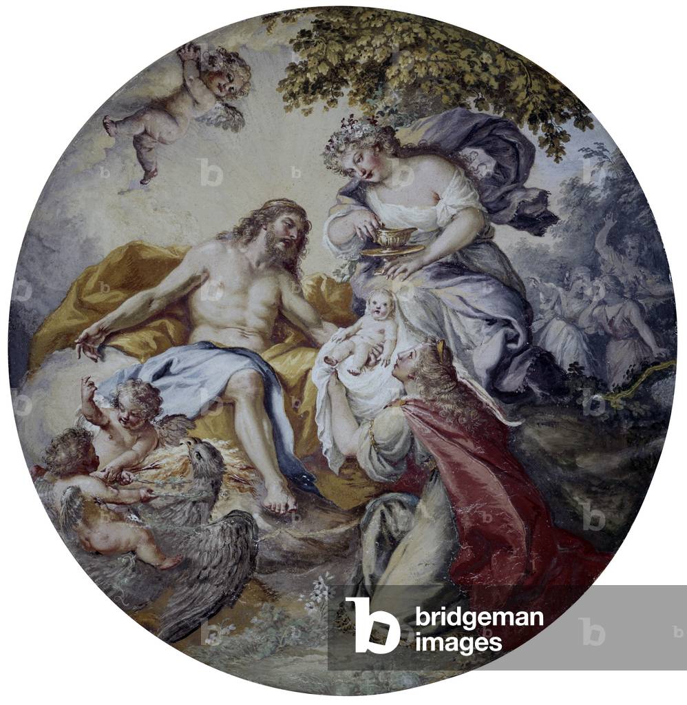 Four Seasons, by Fedele Fischetti, 1750 - 1789 ca., 18th Century, fresco