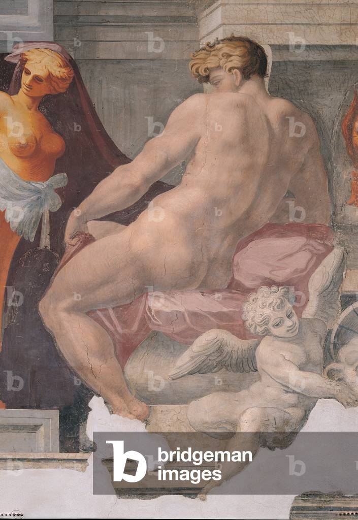 Naked Man, 1550 (fresco)