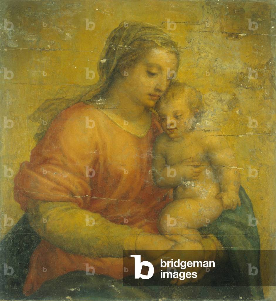 Virgin with Child (La Vergine con il Bambino), by Sebastiano Filippi also known as Bastianino, 1565, 16th Century, oil on canvas, 72 x 56 cm