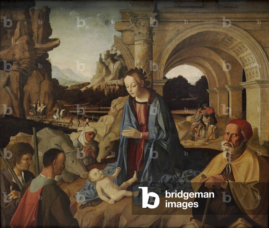 Nativity (Natività), by an unknown author, 16th Century