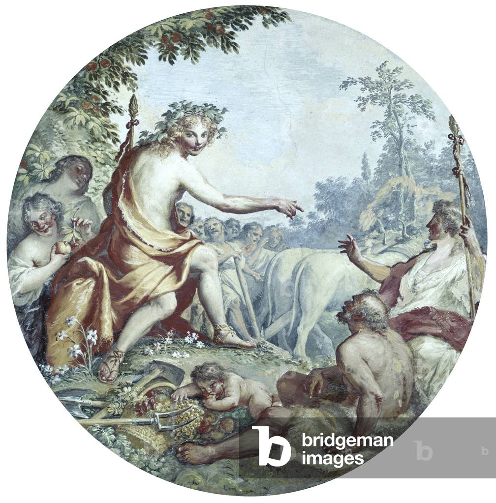 Four Seasons, by Fedele Fischetti, ca. 1750 - 1789, 18th Century, fresco